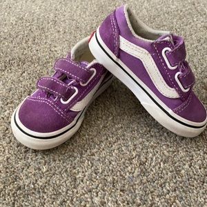 Purple toddler vans
